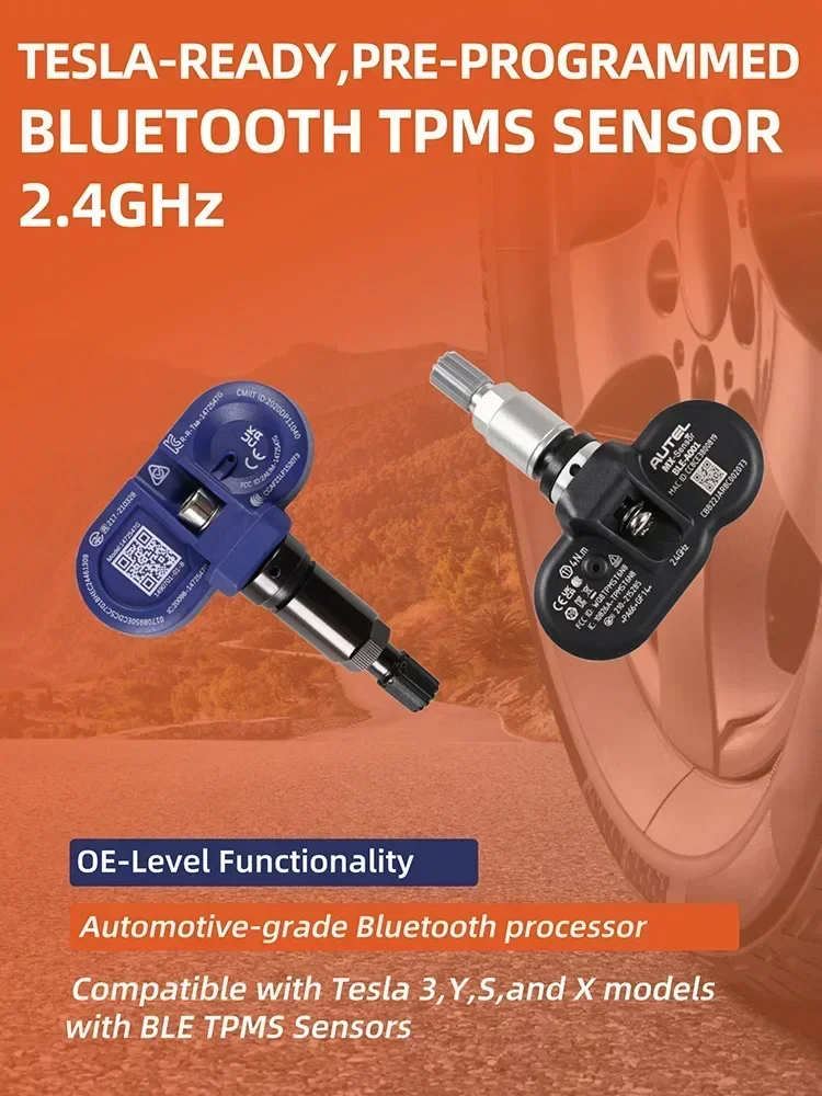 Bluetooth TPMS Датчик давления в шинах 2 4 ГГц Автоматическое соответствие для Tesla New Model 3