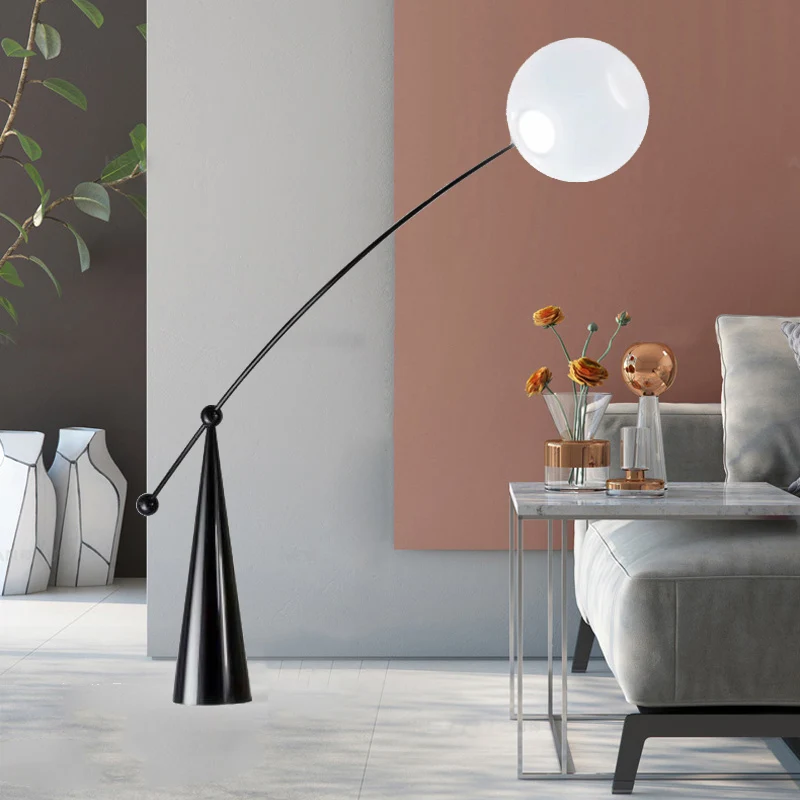 

Corner Mid Century Aesthetic Floor Lamp Art Curved Standing Natural Light Lamp Living Room Luminaria De Mesa Home Decore Luxury