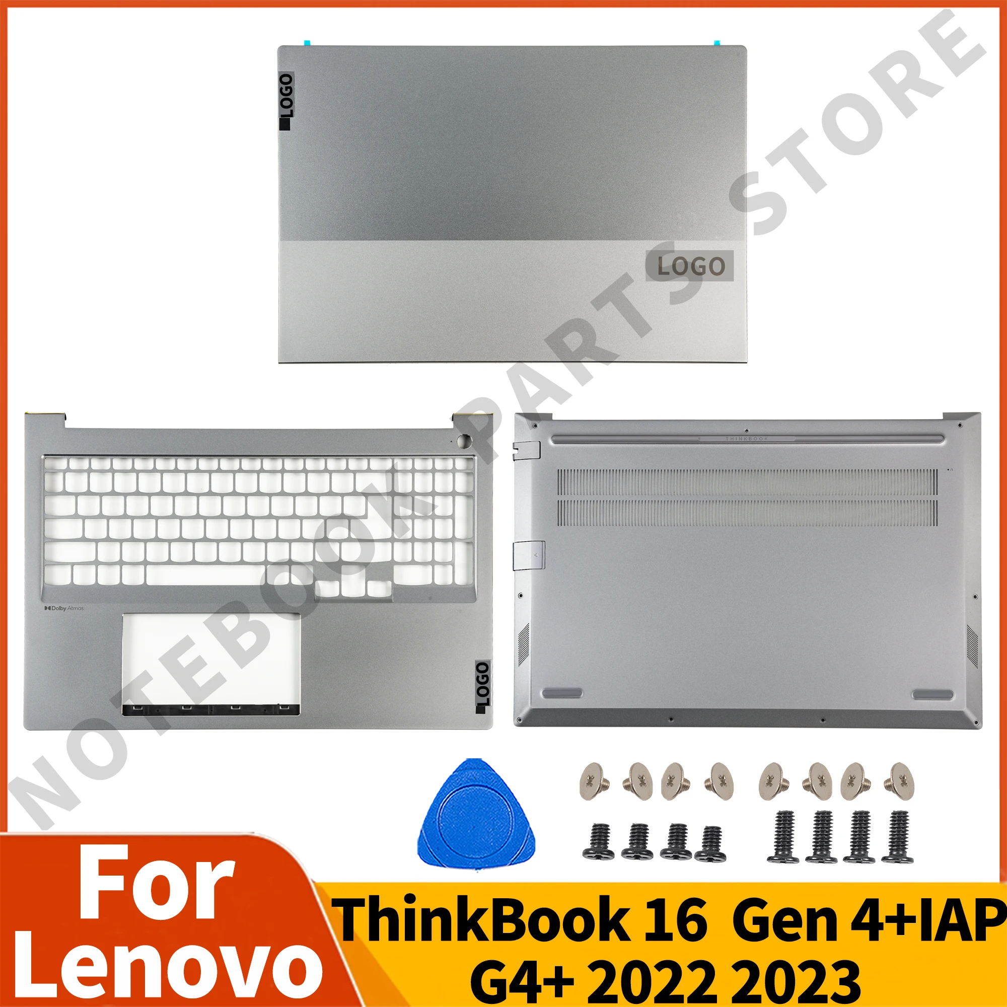 

Новинка для Lenovo ThinkBook 16 G4 + ARA Gen 4 + IAP 2022 2023 Металлическая задняя крышка Упор для рук Нижняя крышка детали для блокнота Замена Бесплатная доставка
