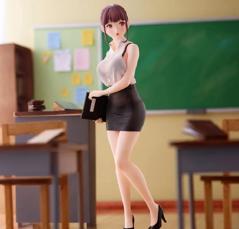 

20cm Anime Figure Union Creative POPQN Illustration Homeroom Female Teacher ABS PVC Action Figure