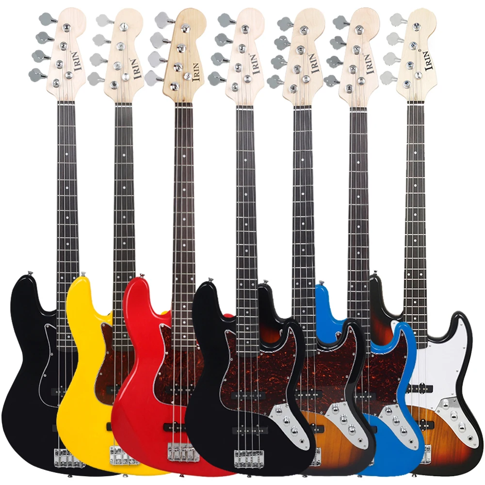 IRIN 4 струны 20 ладов электрическая бас-гитара гитара с подключением кабельные