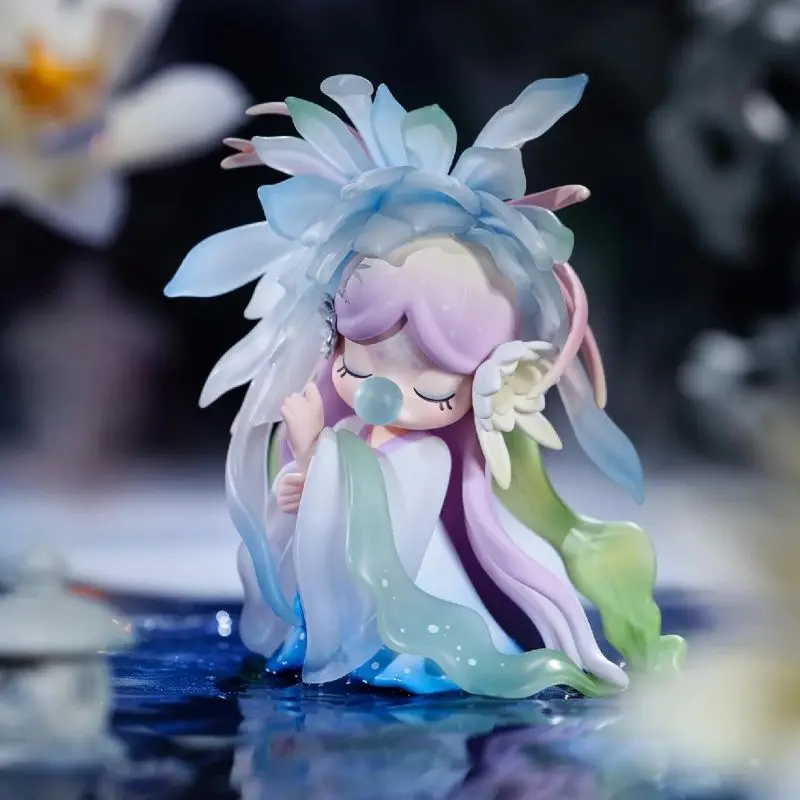 Фото ROLIFE Оригинальная коллекция фигурок Nanci Wind Blossom Flower Series в формате сюрприз-бокса, декоративная фигурка для стола, коллекционная игрушка, подарок на день рождения. №5