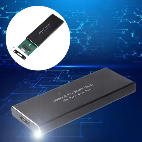 Корпус для внешнего твердотельного накопителя USB 3,0 M2 SSD, с интерфейсом USB3.0 на M.2 NGFF, с поддержкой SSD 2230 2242 2260 2280 M2 SDD