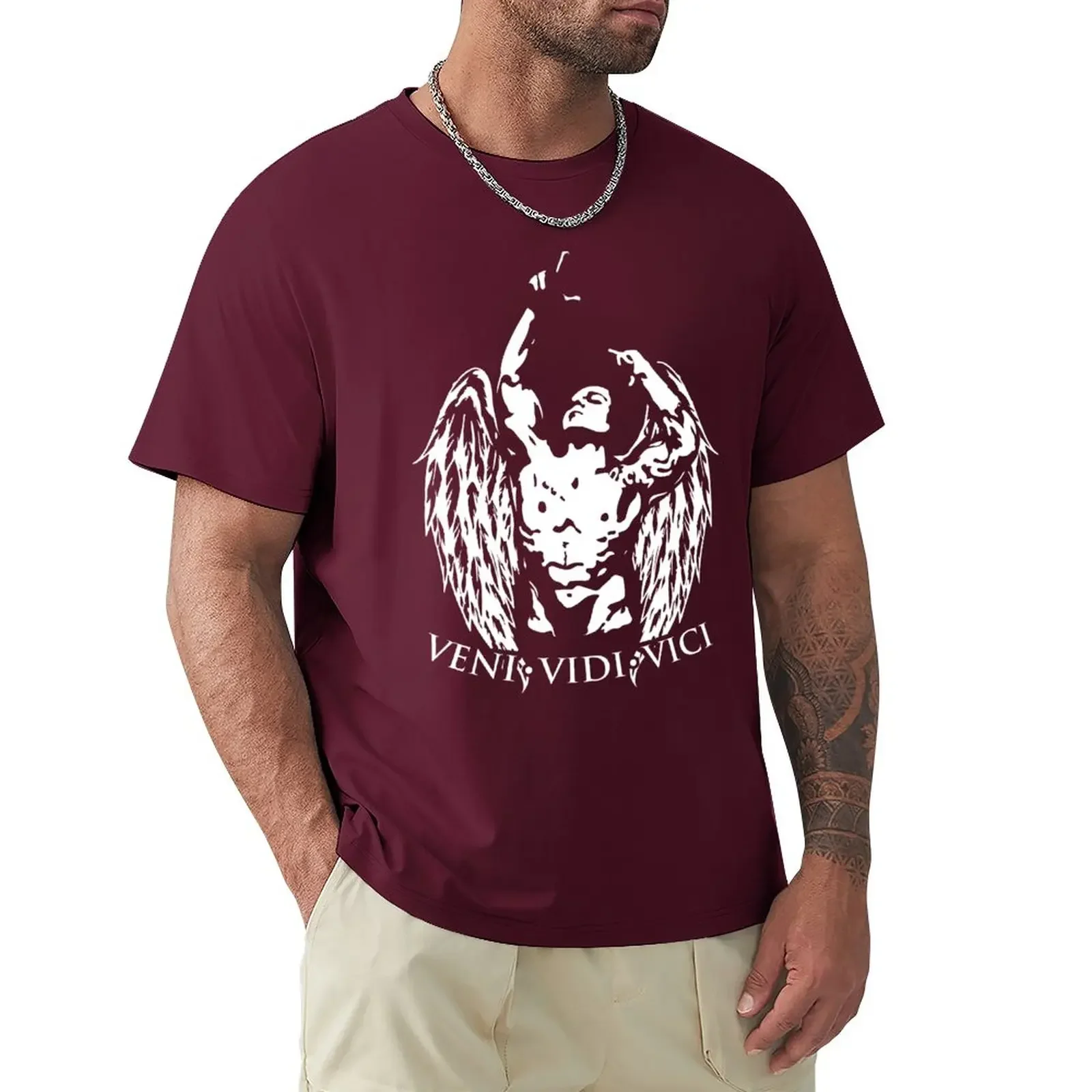 Фото Футболка Veni Vidi Vici | Zyzz Legacy, графические футболки, манга, винтажная аниме одежда, рубашки, графические футболки, облегающие футболки для мужчин 2024 №3
