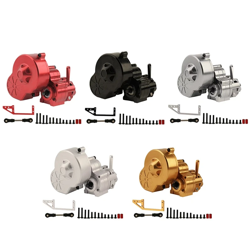 

Metal Complete Gearbox Transmission Box With Dig Gear 1 Speed For 1/10 RC Crawler Car Axial SCX10 AX10 Wraith