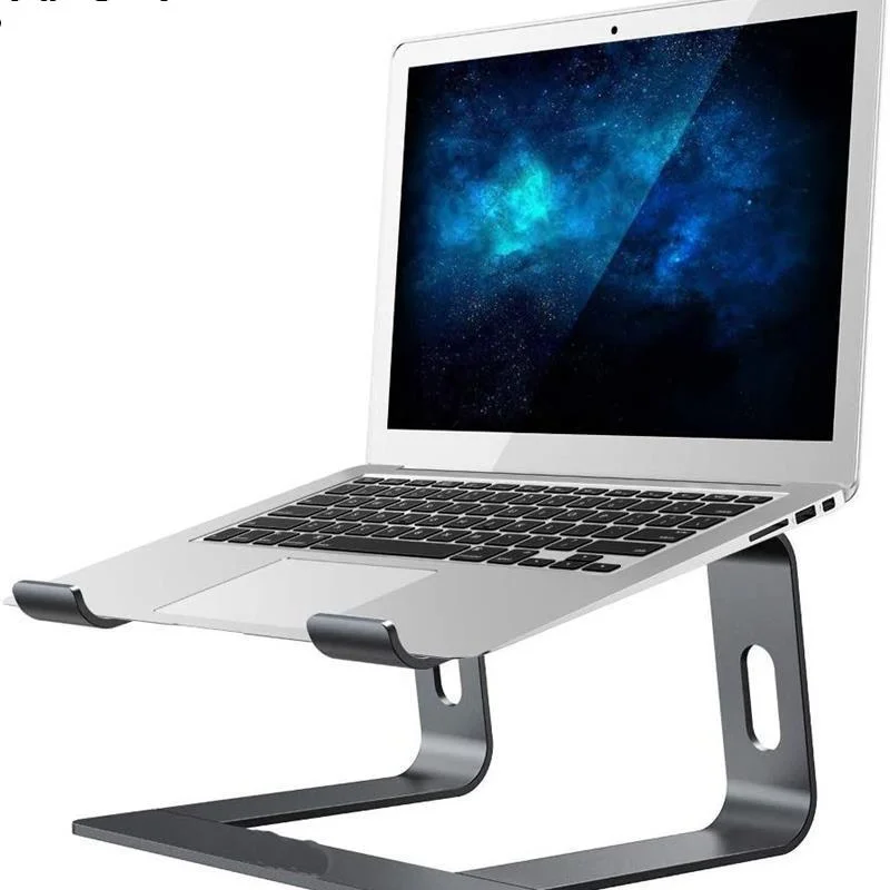

laptop aluminum bracket, ergonomic metal base, heat dissipation and cooling