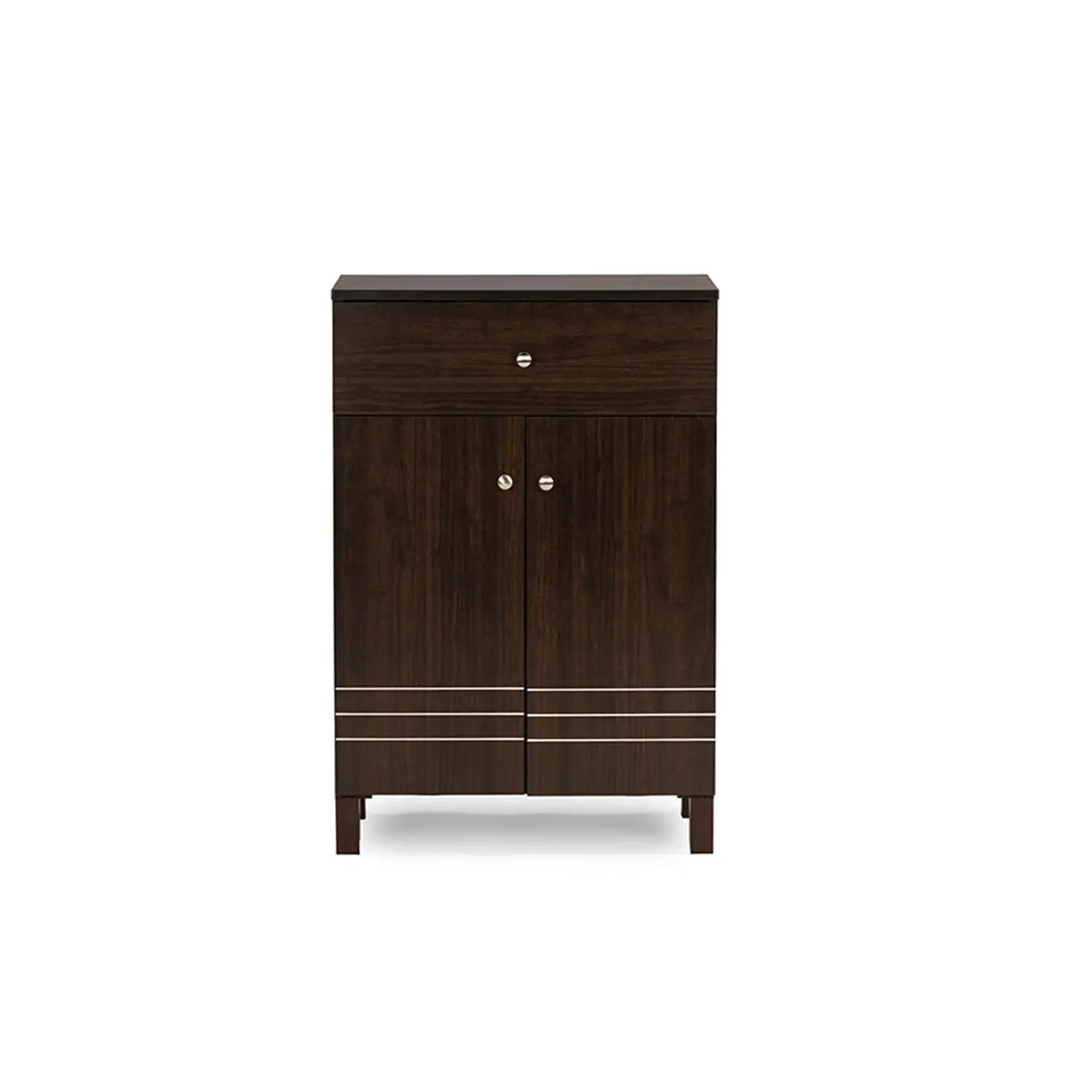 

n Studio Felda Dark Brown Modern Shoe Cabinet