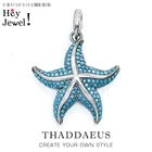 Женская подвеска из серебра 2021 пробы, Подарочная бижутерия с голубым кулоном Секреты глубоководной Европы, 925