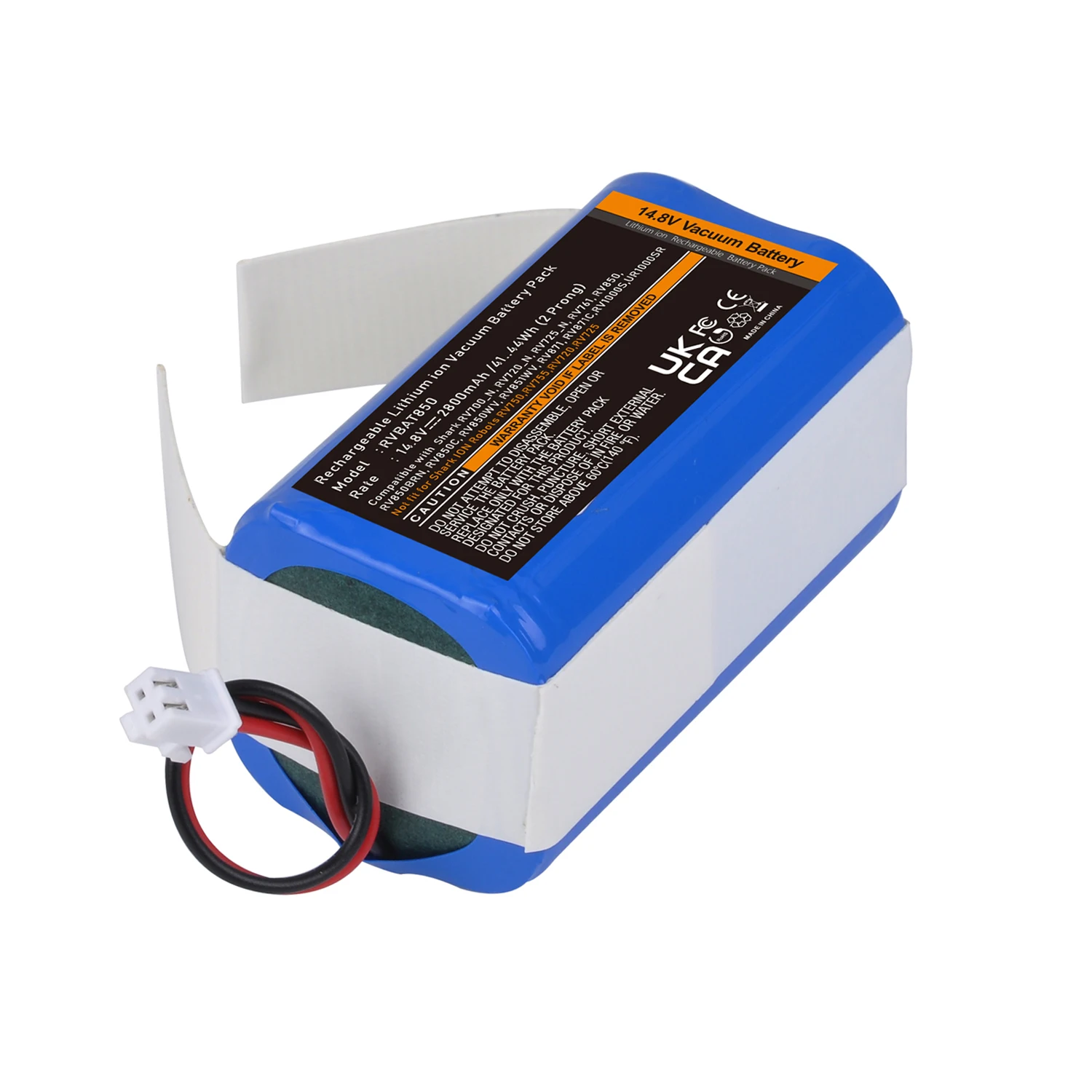 Аккумулятор RVBAT850 для Shark RV700_N, RV720_N, RV725_N, RV750_N, RV761, RV850, RV850BRN, RV850C, RV850WV, RV851WV, RV871, RV871C