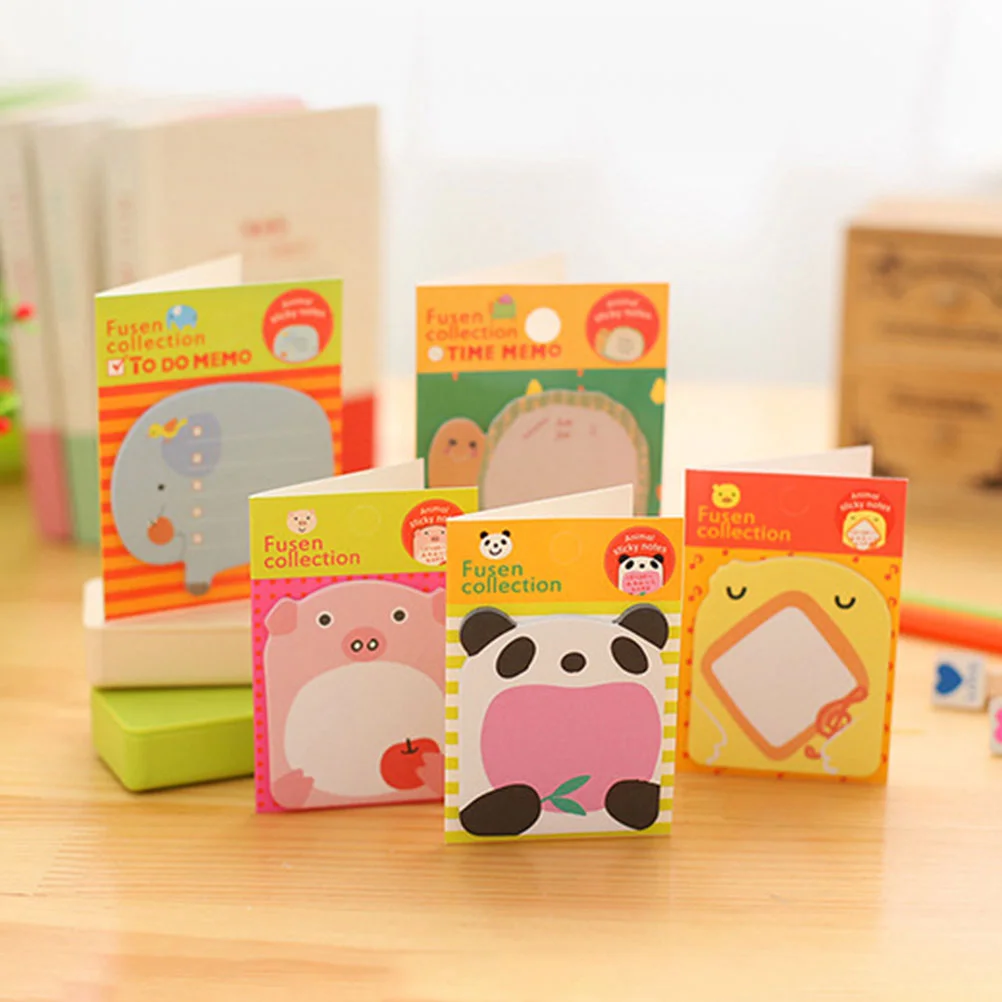 

8Pcs Self-adhesive Memo Pads Small Writing Notepads Memo Notepads Tear Off Notepads Small Sticky Tabs