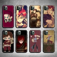 naruto gaara phone case for iphone 13 12 11 pro max mini xs max 8 7 6 6s plus x 5s se 2020 xr cover