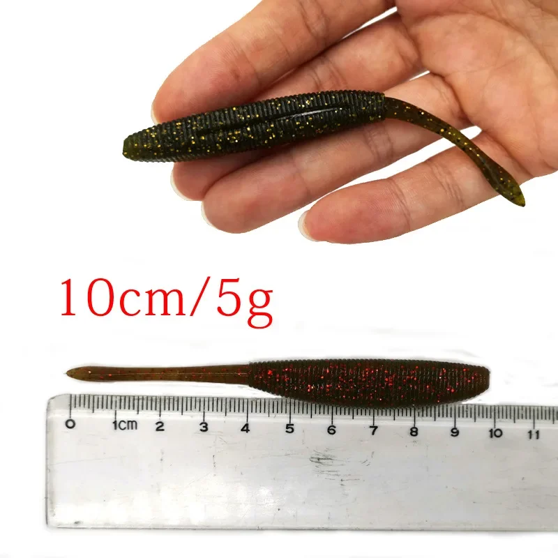 100 мм/5 г приманка для червяка Pintail мягкая Tanta Fishy рыболовные приманки с запахом Pesca