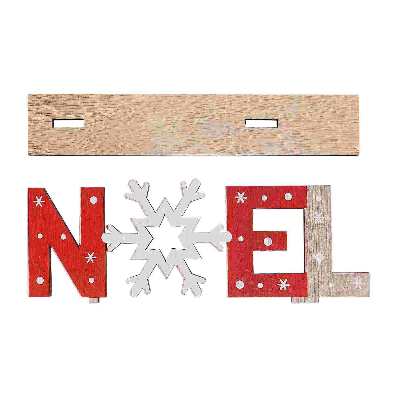 

1 Pc Noel Sign Fashion Unique Exquisite Snowflake Plaque for Christmas Xmas Party Holiday