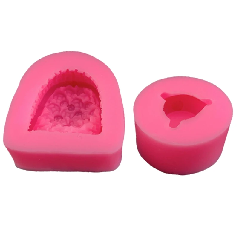 

Soap Silicone Mold Creative Treasure Bowl Dustpan Shape Chocolate Candy Mold 2022 New