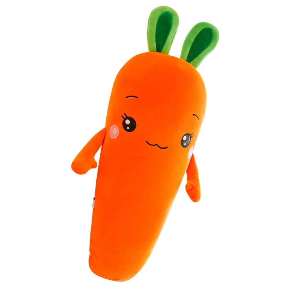 

Carrot Plush Pillow Toy Stuffed Toys Easter Throw Kids Pillows Hugging Soft Vegetable Animals Dog Cushion Cute Rabbit Shape