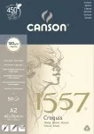 Альбом для графики Canson 1557 120г/м.кв 42x59.4см 50л Малое зерно склейка | Канцтовары офиса