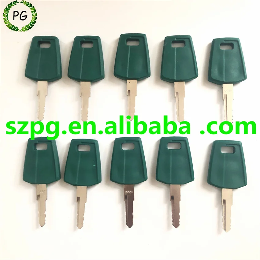 10 шт. C001 ключ зажигания для колесного погрузчика экскаватора Volvo EC55 EC60 11444208