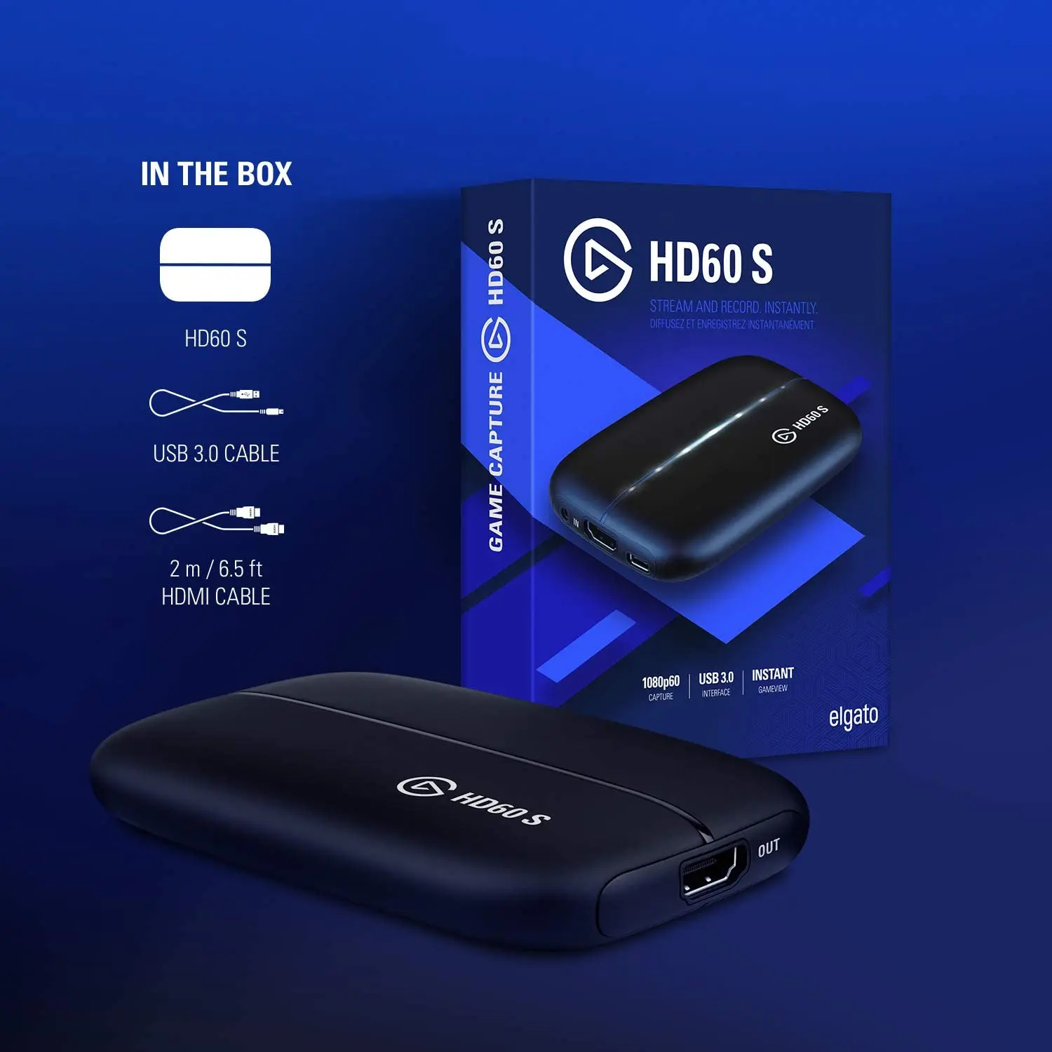 Elgato HD60 S Capture Card, 1080p 60 Capture, Zero-Lag Passthrough, Ultra-Low Latency, PS5, PS4 Xbox Series X/S Xbox One USB 3.0 images - 6