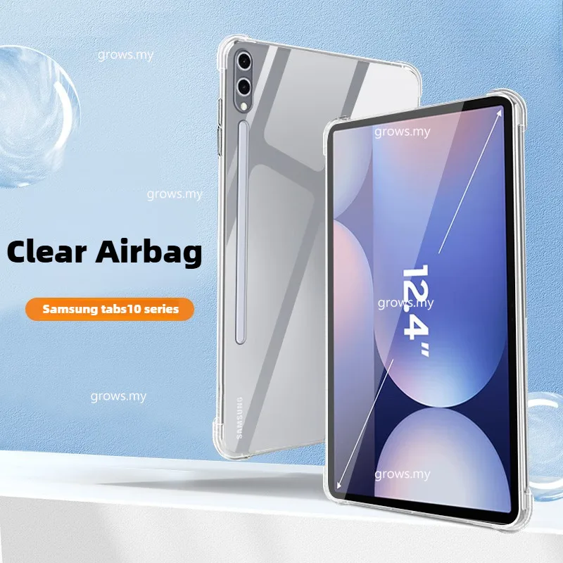 Для Samsung Tab S10+/S10 Plus 12.4 S10 Ultra 14.6 A9 A9Plus S9FEPlus S9FE S9Ultra Airbag Прозрачный защитный чехол из