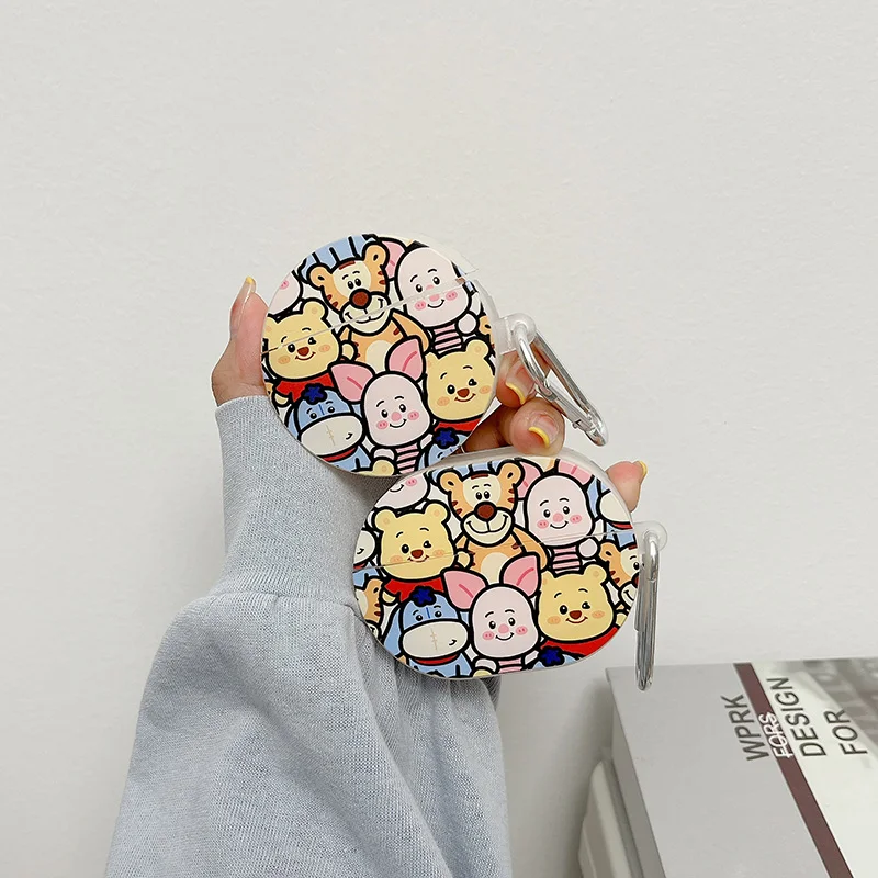 

Disney Winnie-the-Pooh Tigger Earphones Case for Apple AirPods Air Pods 1 Pro 2 3 Protective Cover Box