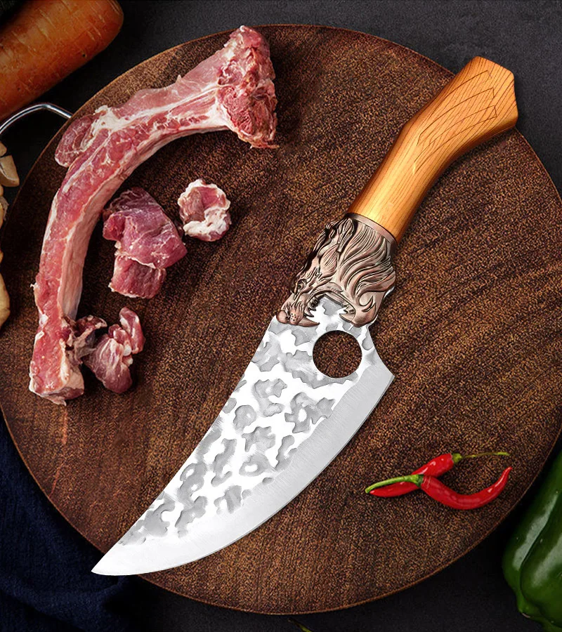 

6inch Forged Boning Knife Stainless Steel Kitchen Knife Meat Cleaver for Kitchen Cooking Tools Hunting Knife