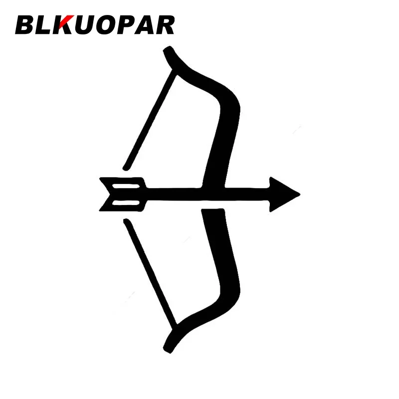 

Автомобильные наклейки для стрельбы из лука BLKUOPAR, модная Солнцезащитная наклейка, устойчивое к царапинам ветровое стекло Campervan, водонепроницаемые виниловые автомобильные аксессуары для шлема