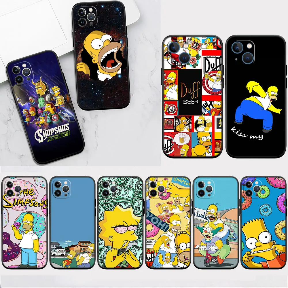 S-Simpsons Soft Silicone Case for Huawei Y6 Y7 Y9 Mate 10 20 Nova 2i 3 3i 4E 5T 7 SE Lite Pirme Pro
