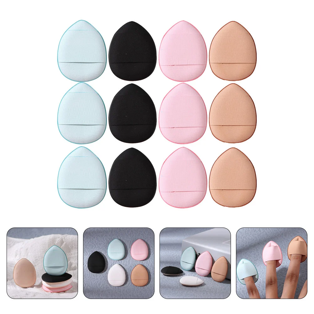 

Puff Makeup Sponge Puffs Mini Finger Foundation Facial Pads Face Loose Blending Cushion Beauty Tools Women Cream Girl Body
