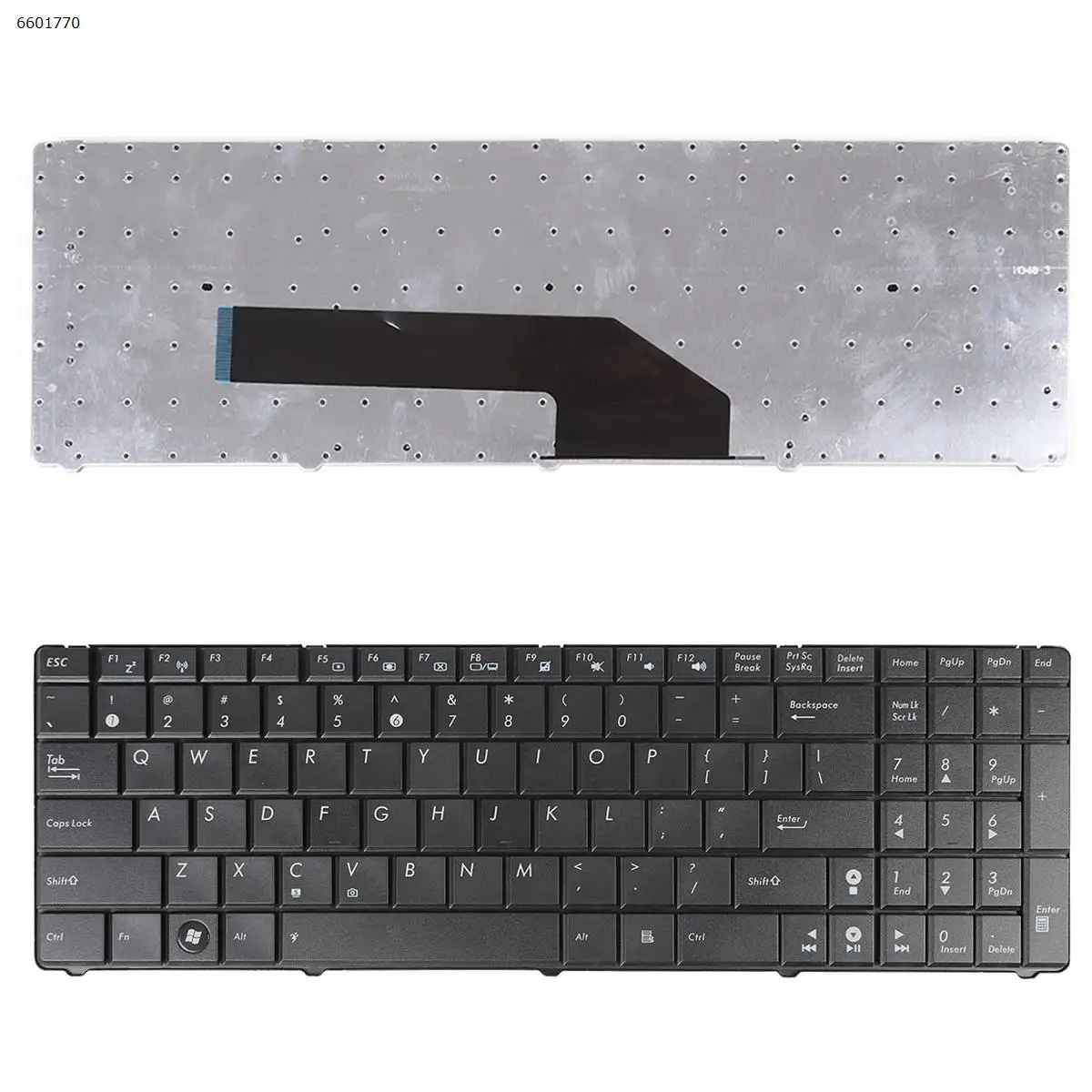 

US Laptop Keyboard for ASUS K62JR K70A K70AB K70AC K70AD K70AE K70AF K70I K62JR K70A K70AB K70AC K70AD K70AE K70AF K70I BLACK