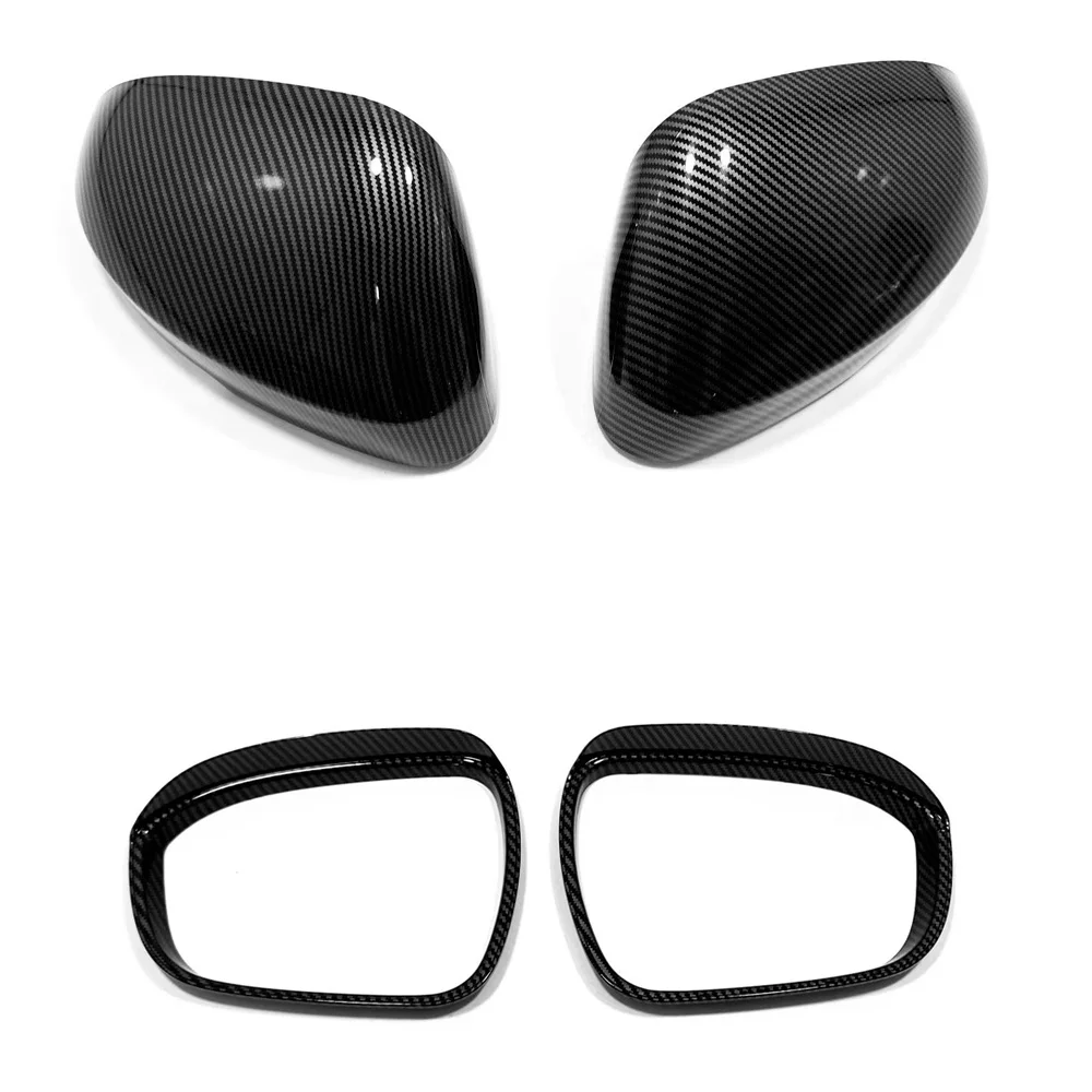 

For Nissan Juke 2019-2021 2022 Exterior Refit Rearview Chrome Side Mirror Protect Shell Cover Rain Visor Trim Modify Styling