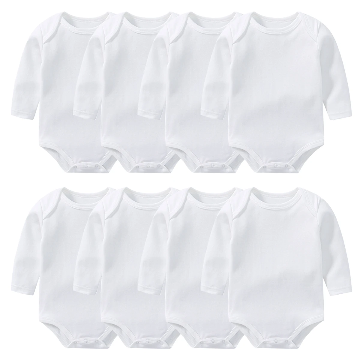 

100% Combed Cotton Newborn Baby Bodysuits Long Sleeved Body Toddler Jumper Rompers Sleepsuit Onesies Growings Infantil Jumpsuit