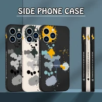 for iphone 11 12 13 pro max silicone cover for iphone 11 xs max x xr 7 8 6 6s plus se 2020 2022 splash ink graffiti phone case