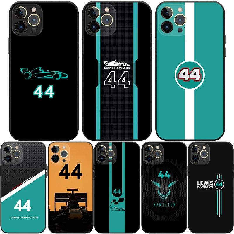 

Lewis Hamilton Car 44 Phone Case for Iphone 11 12 13 Pro Max Mini 7 8 6 6sPlus Xr X Xs SE20 Straight Silicone Lens Protect Cover