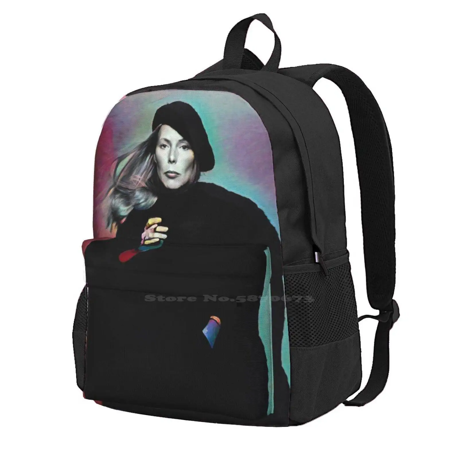 

Joni, бордовая школьная сумка для хранения, рюкзак для студентов Joni Mitchell Hejira