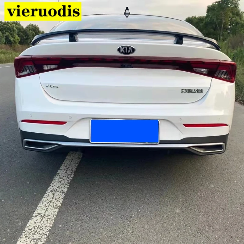 

Для Kia K5 Optima DL3 2020 GT Задняя Крышка багажника спойлер Крылья из АБС-пластика черный белый углеродный автомобильный тюнинг аксессуары Запчасти