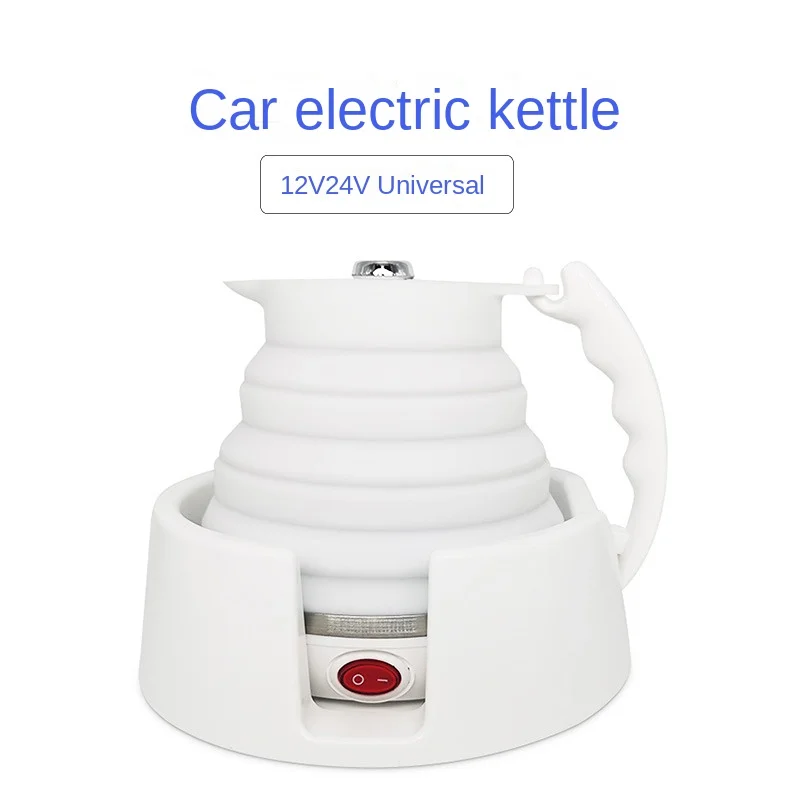 

Multi Functional Electric Kettle Travel Foldable Car Electric Kettle 12V 24V Travel Portable Electric Kettle Automatic Power Off