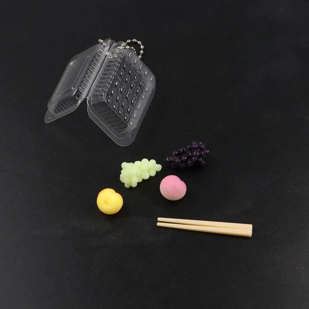 Пластиковая мини-коробка для фаст-фуда брелок ключей имитация коробки Ins Mini