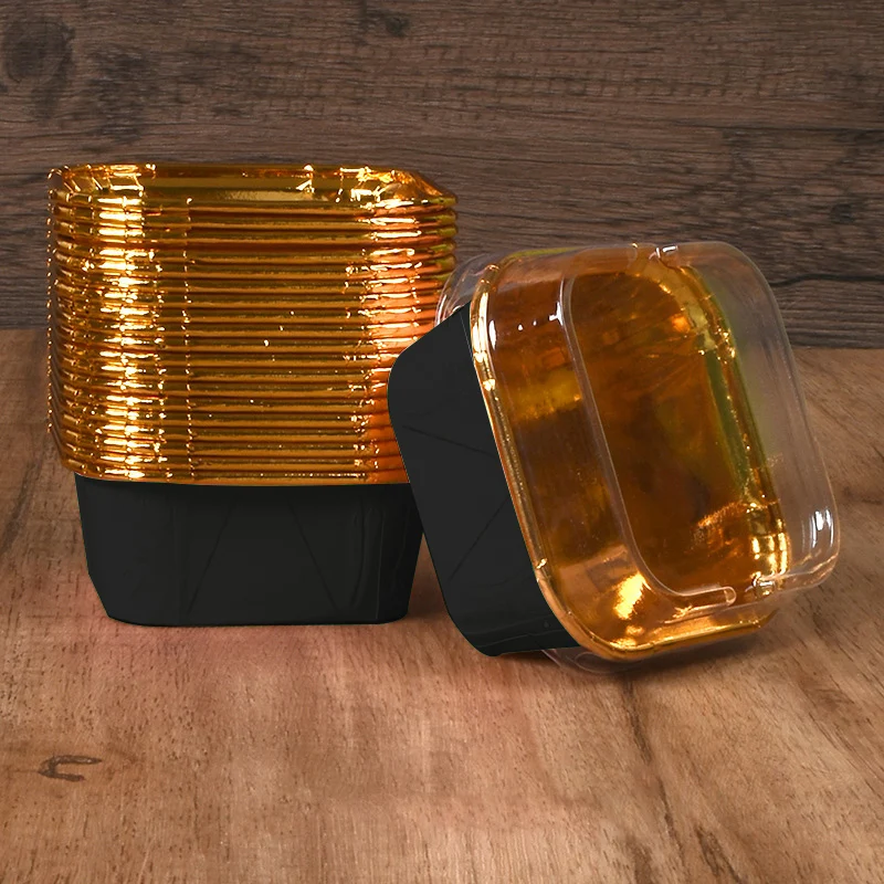 

Одноразовые бумажные формочки для кексов с крышками, 50 шт.