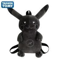 takara tomy pokemon new plush backpack pikachu fashion womens backpack cartoon cute student backpack childrens doll gift