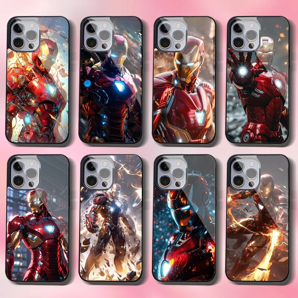 Чехол для телефона Hero I-Iron Man IPhone 16 15 14 13 Pro Max 11 12 Mini Alex зеркальный чехол