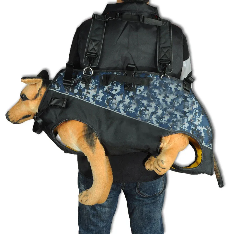 

high quality durable adjustable pet large dog backpack for injured dogs