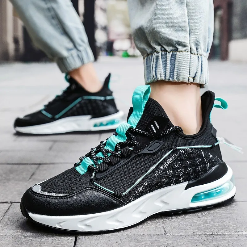 Xiaomi SALUDAS Men's Air Cushion Running Shoes Breathable Cushioning Tennis Sneakers Outdoor Jogging Walking Sneakers Male