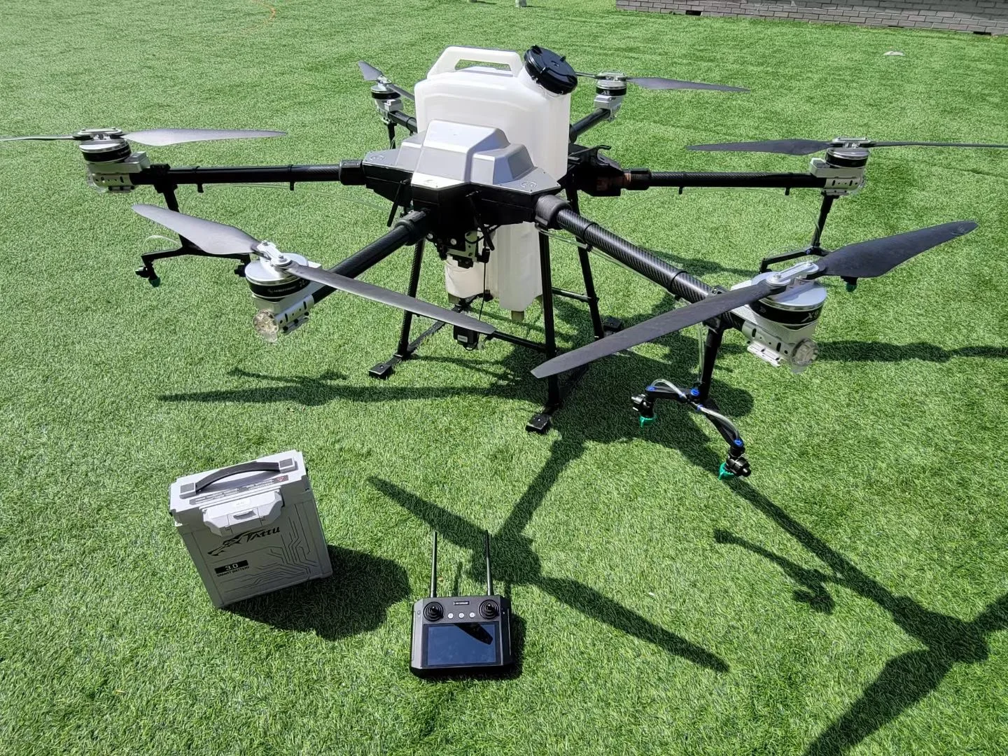 

T25 сельскохозяйственный распылитель Дрон с двигателем hobbywing X9 jiyi K ++ V2 SKYDROID H12 SKY PC2500W зарядное устройство tattu 22000 мАч 14S