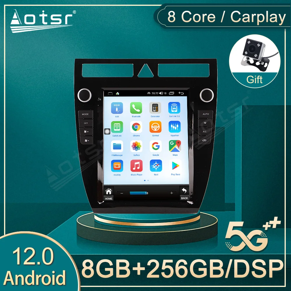 

Автомобильный мультимедийный радиоплеер Android 12 для Audi A6 1997 1998 1999 2001 2002 2003 2004 GPS навигация Стерео Авторадио головное устройство