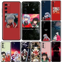 anime bandai inuyasha phone case for huawei p10 p20 p30 p40 p50 p50e p smart 2021 pro lite 5g plus soft tpu case cover bandai