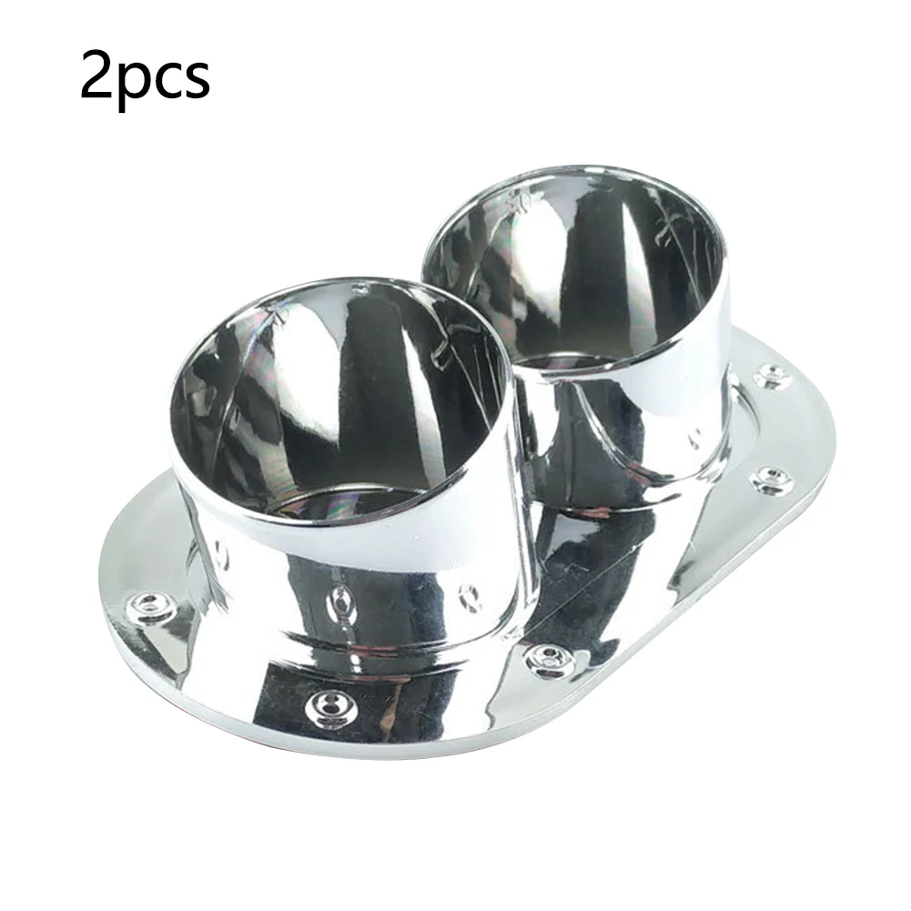 

1 пара декоративных выхлопных газов для автомобиля, легко устанавливается, клейкая наклейка для автостайлинга, универсальная защита от сто...