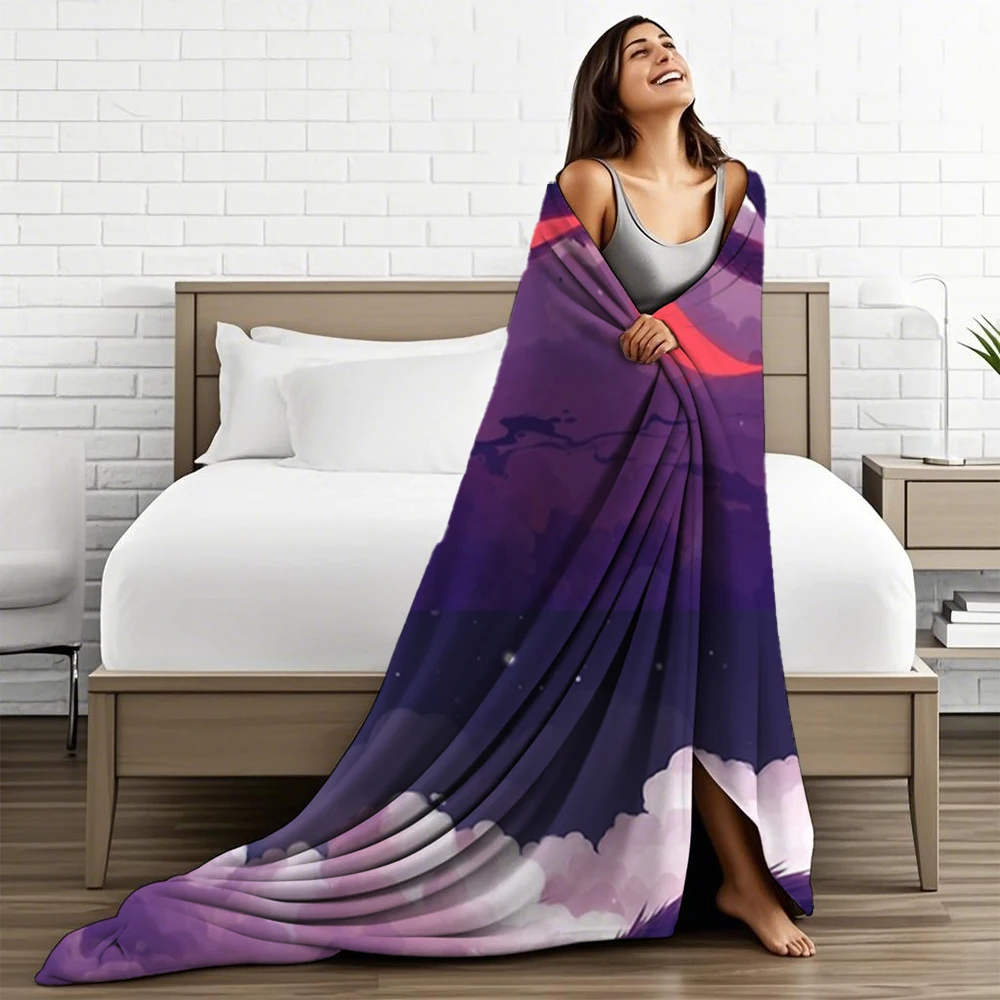 Богемное фланелевое одеяло на весну/осень джемпер с облаком вязаное можно