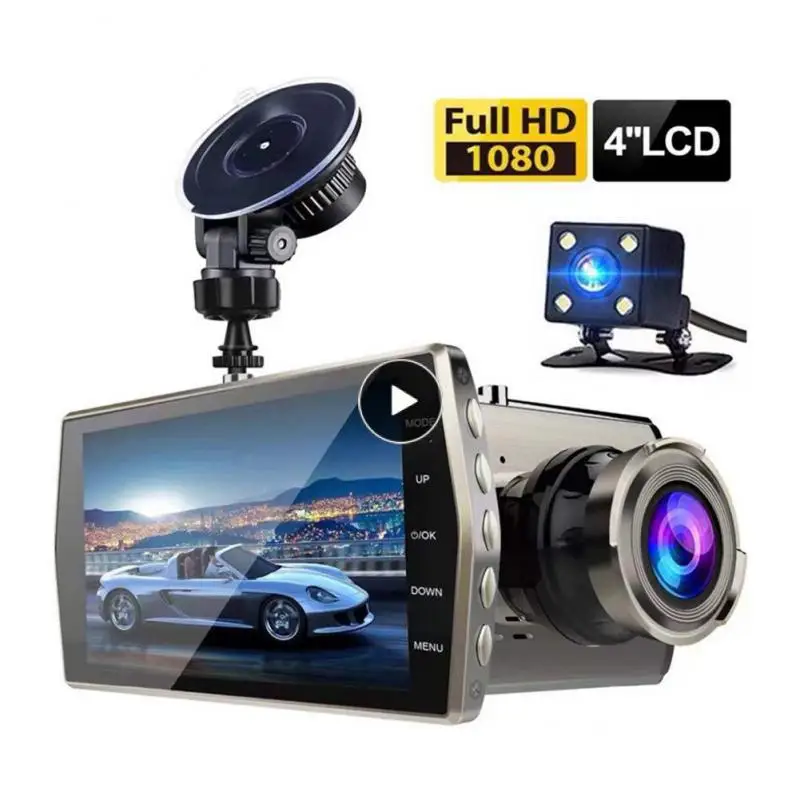 

Dash Camera Portable Front And Rear Dual-lens Dash Cam Practical Universal Video Recorder Car Accessories Driving Recorder