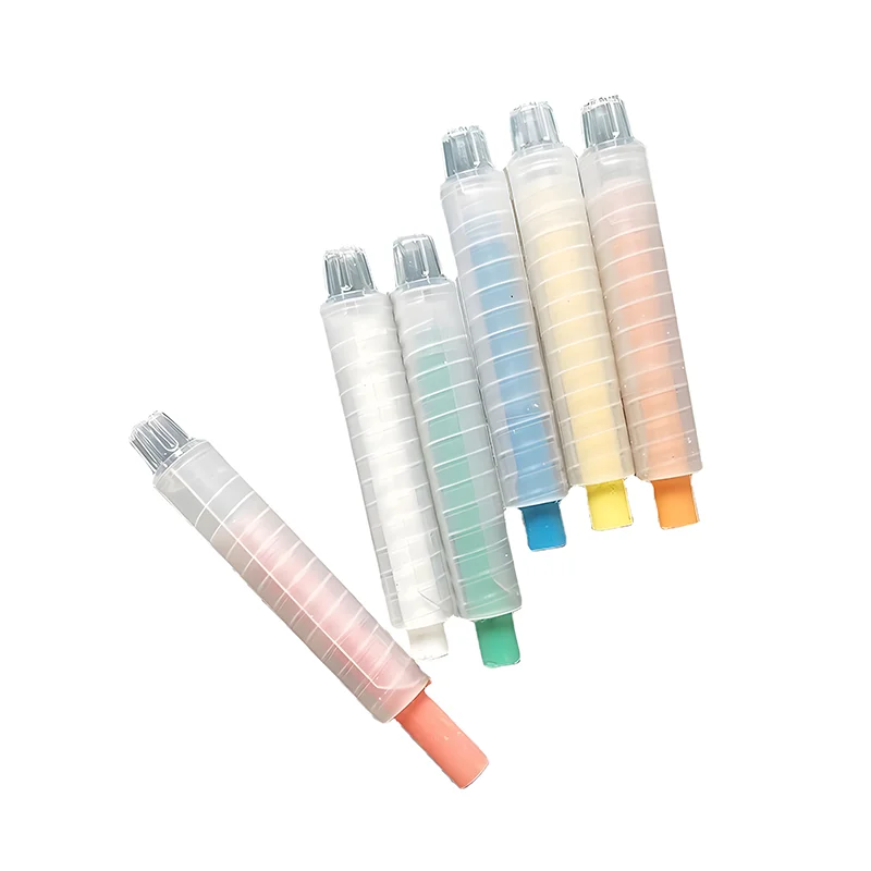 

2pcs Chalk Holder Teacher Accessories Transparent Chalks Clip Extender School Stationery Supplies for Student Teacher Blackboard
