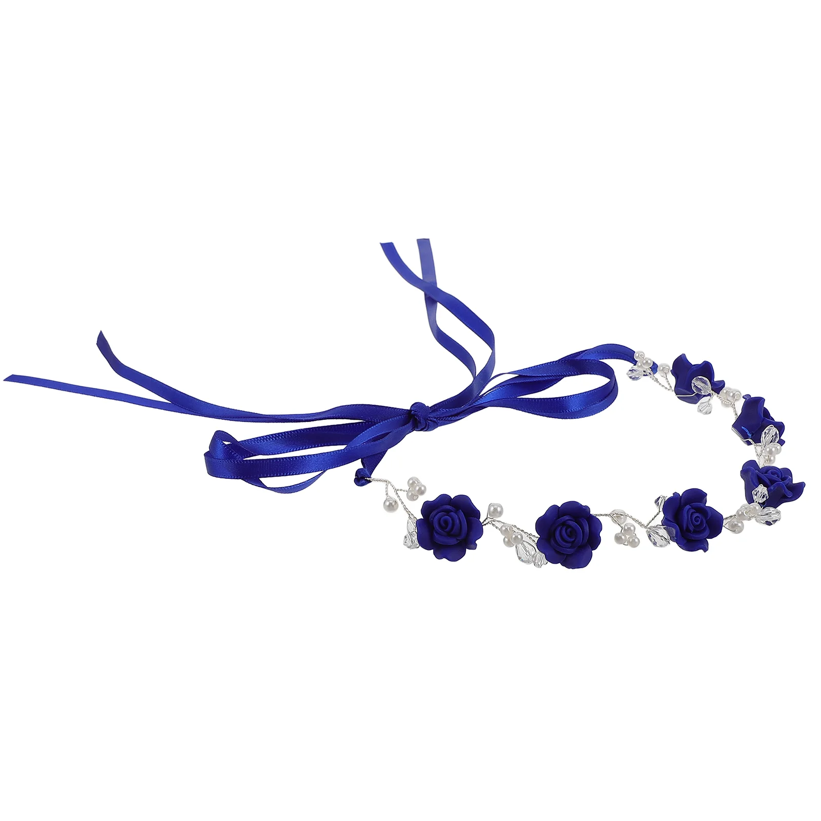 Полимерная керамика повязка на голову с цветком тиара для трупа невесты